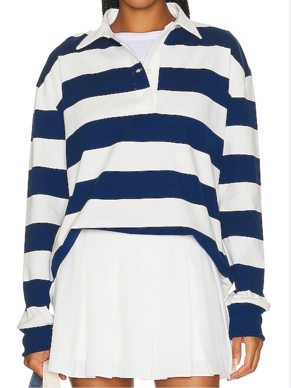 BEVERLY HILLS x REVOLVE Beverly Hills Oversized Long Sleeve Rugby Tee
